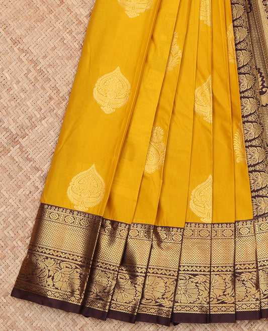 Yellow Budget Silk Saree