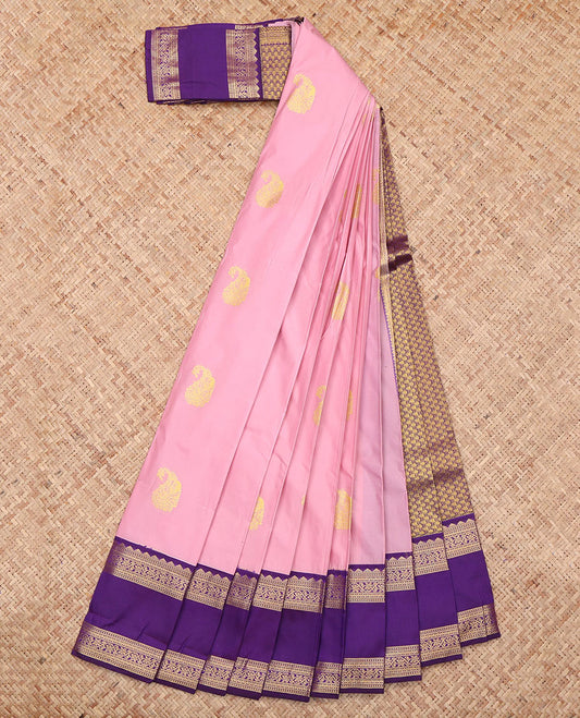 Pink Budget Silk Saree