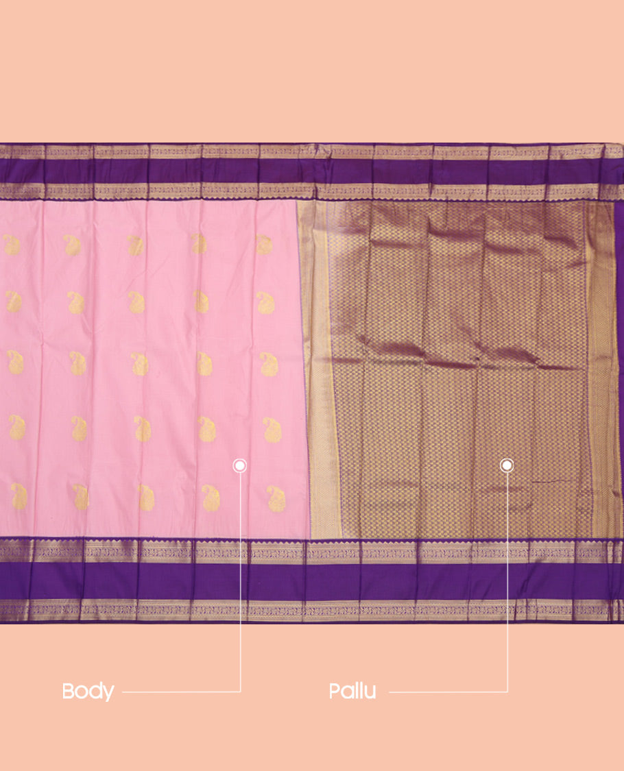 Pink Budget Silk Saree
