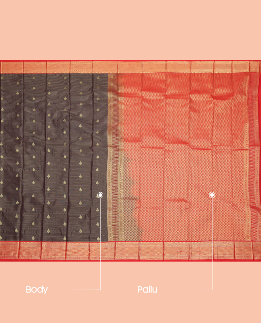 Brown Budget Silk Saree