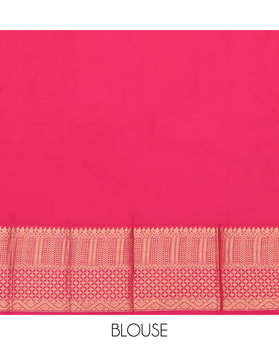 Brown Woven Budget Silk Saree