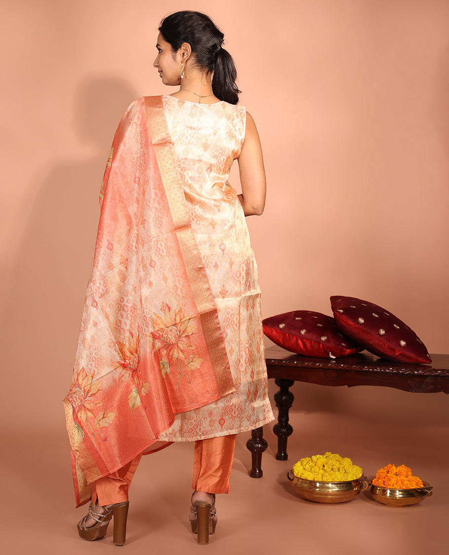 Sandal Tissue Readymade Suit