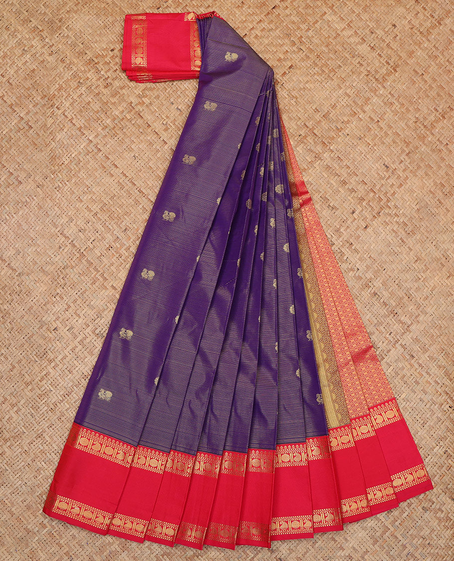 Violet Budget Silk Saree