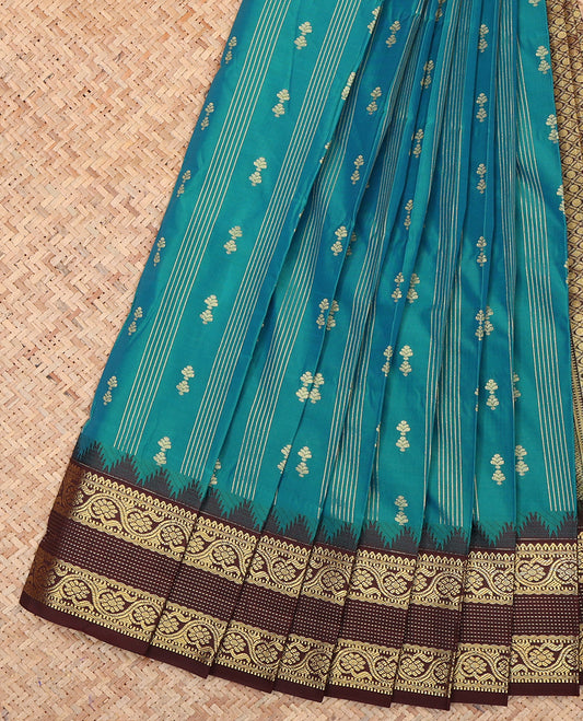 Blue Budget Silk Saree