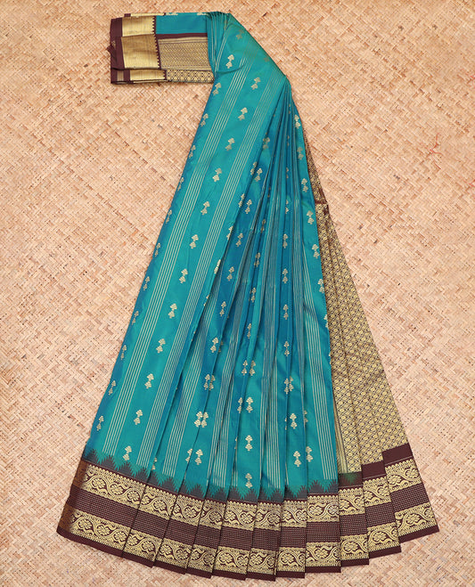 Blue Budget Silk Saree