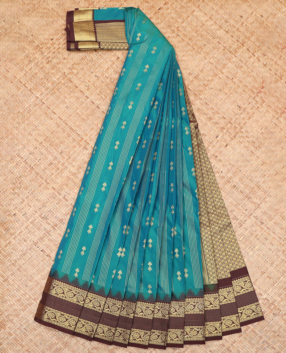 Blue Budget Silk Saree