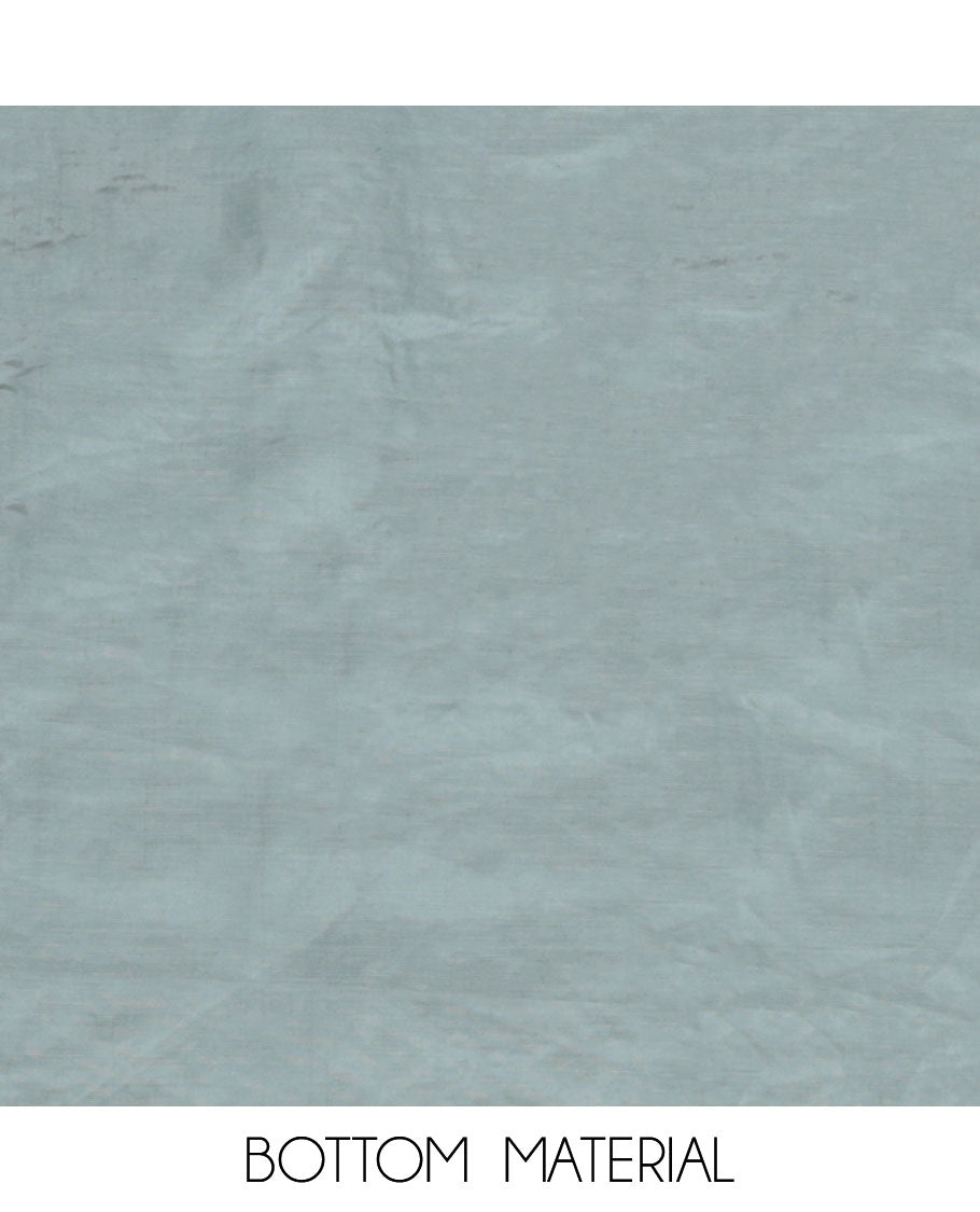 Pale Blue Organza Material Chudidar Set