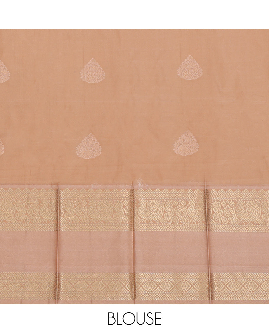 Orange Budget Silk Saree