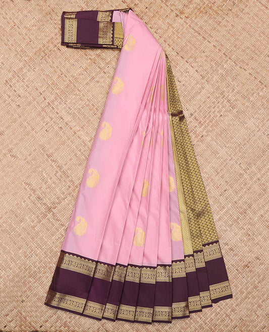 Pink Budget Silk Saree