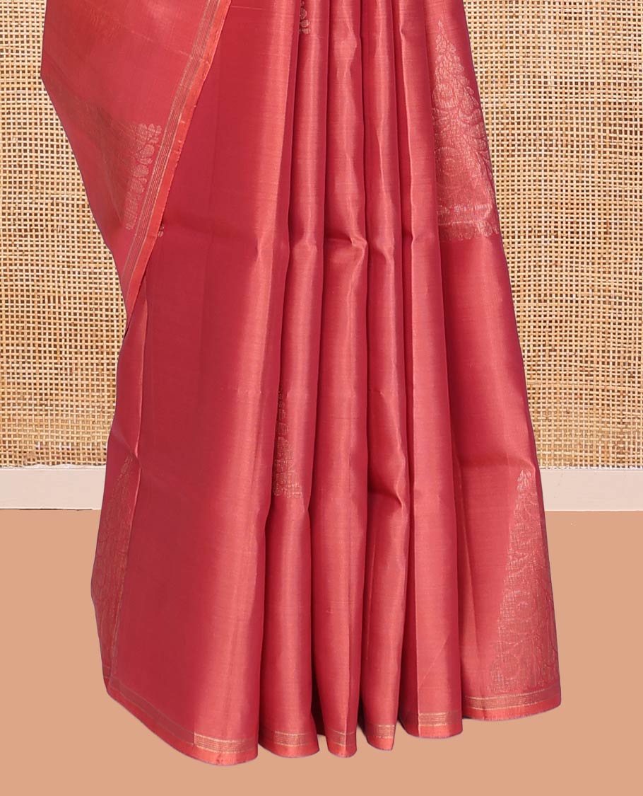 Pink Mayuri Lite Silk Mix Saree