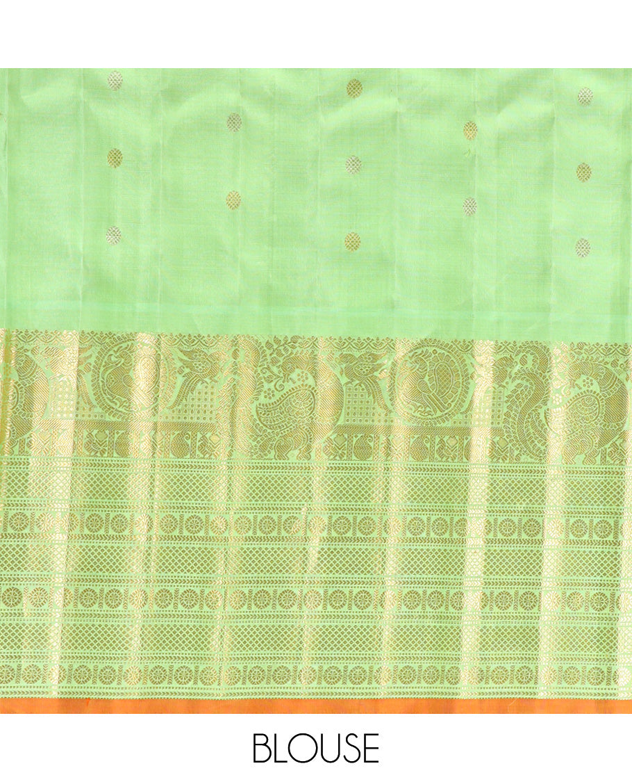 Maroon Gadwal Silk Saree
