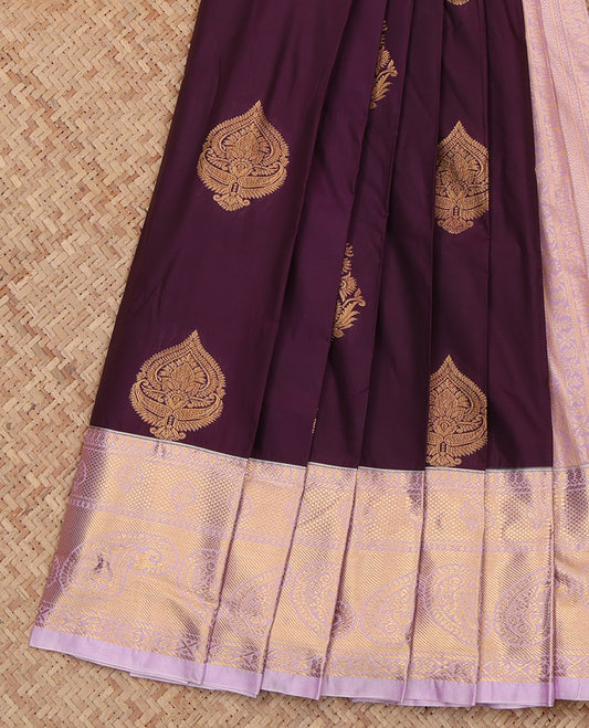 Purple Budget Silk Saree