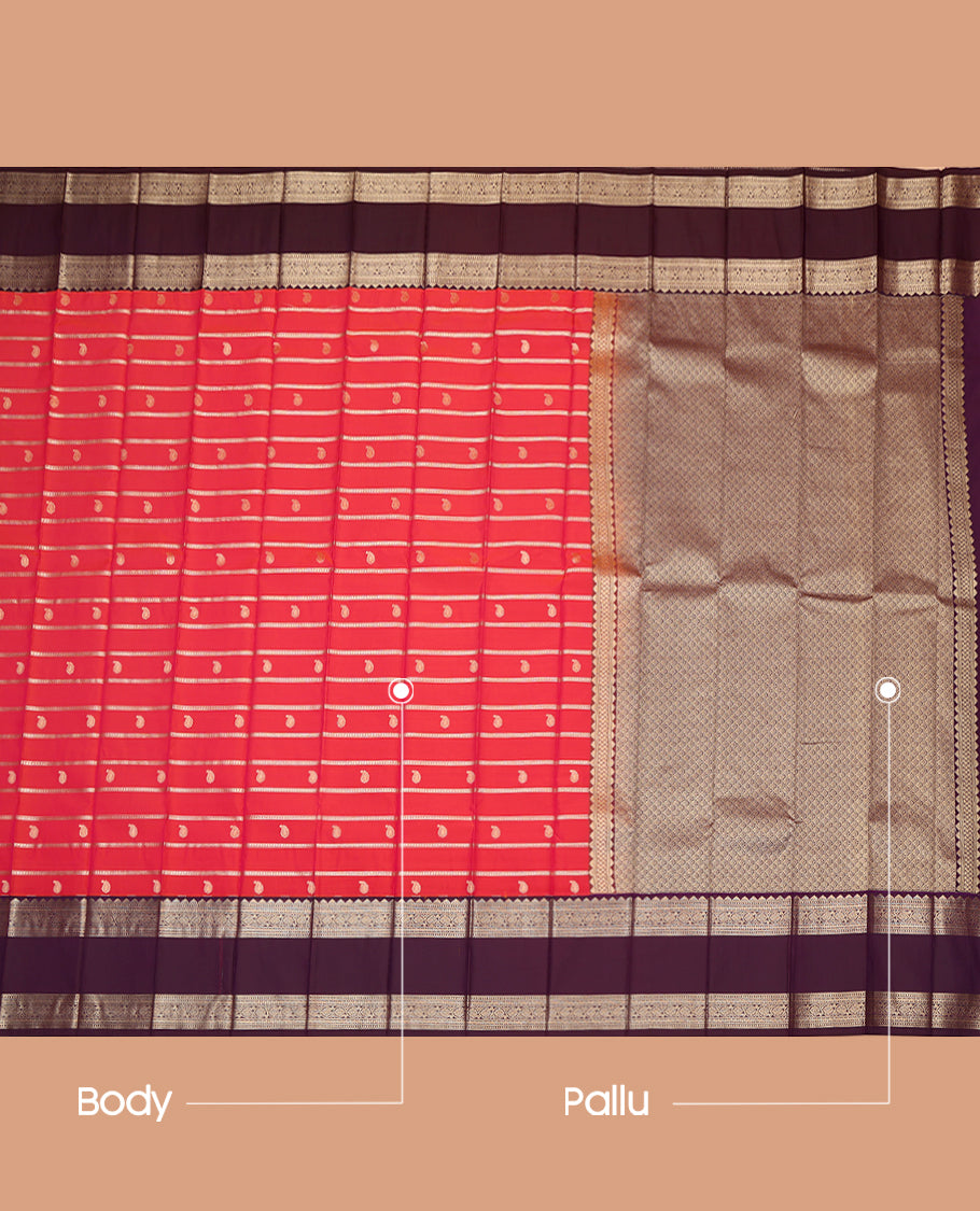 Red Budget Silk Saree