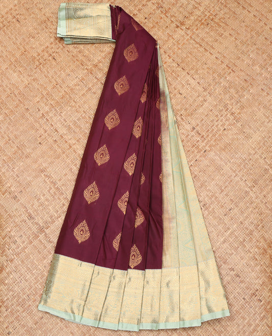 Brown Budget Silk Saree
