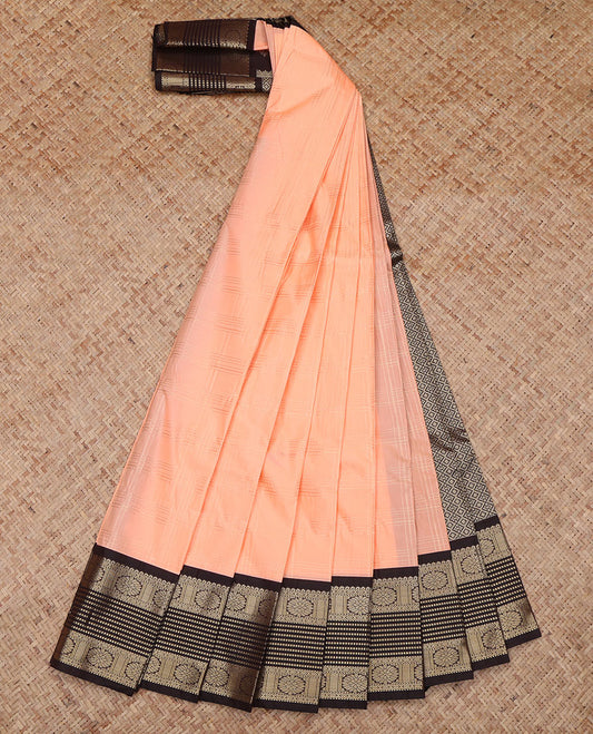 Peach Budget Silk Saree