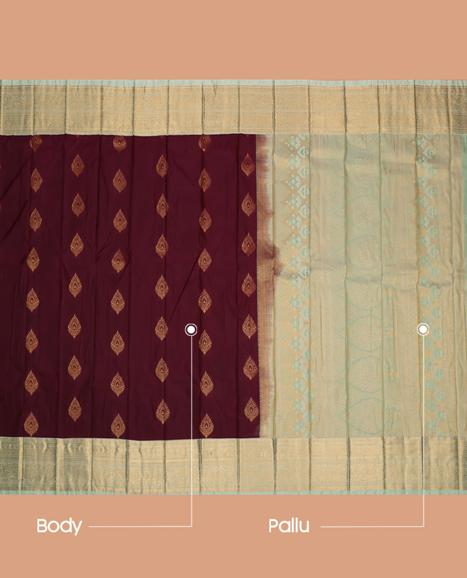 Brown Budget Silk Saree