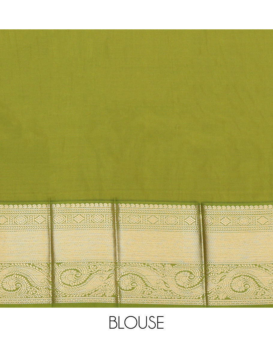 Orange Budget Silk Saree