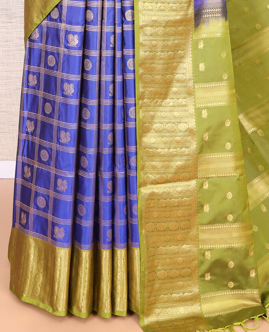 Blue Budget Silk Saree