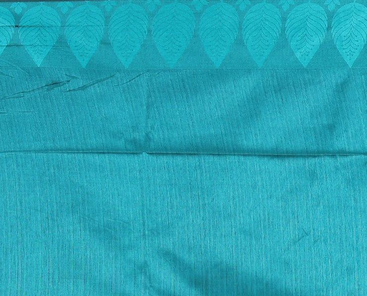 Purple plain jute cotton saree , contrast leaf thread butta border & lining seer pallu with tussels