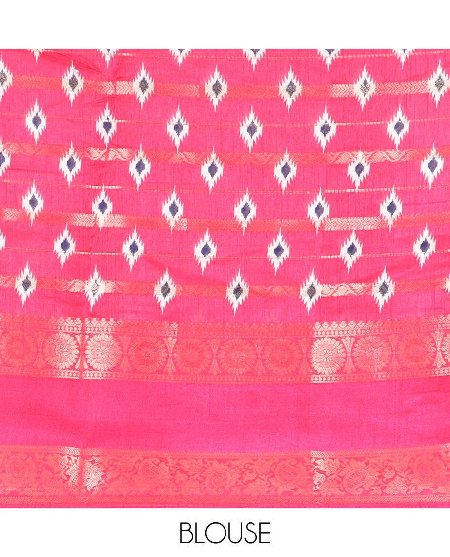 Green weaving lining with stripes dola silk saree , contrast border double pad, bentex border