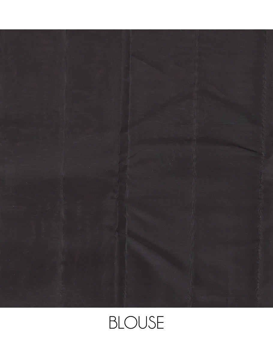 Light Purple Vasundhara Lite Silk Mix Saree, Graced with Muniya Buttas, a Contrast Unique Motif Zari Border, Jaal Pallu, and Contrast Blouse
