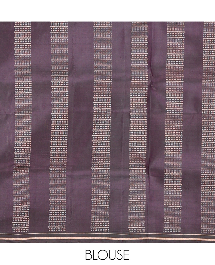 Dark Purple Mayuri Soft Silk Saree