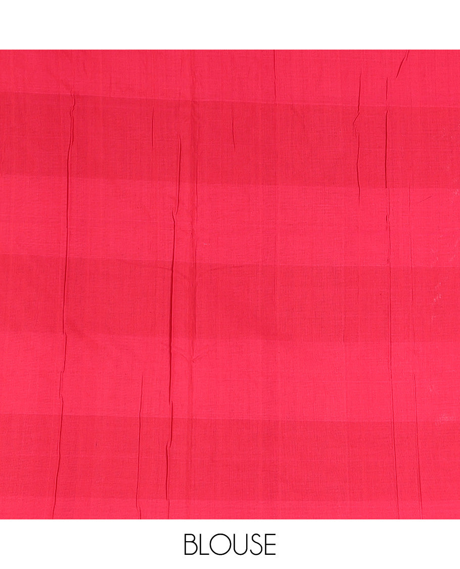 Multi-Color Pochampally Ikat Cotton Saree