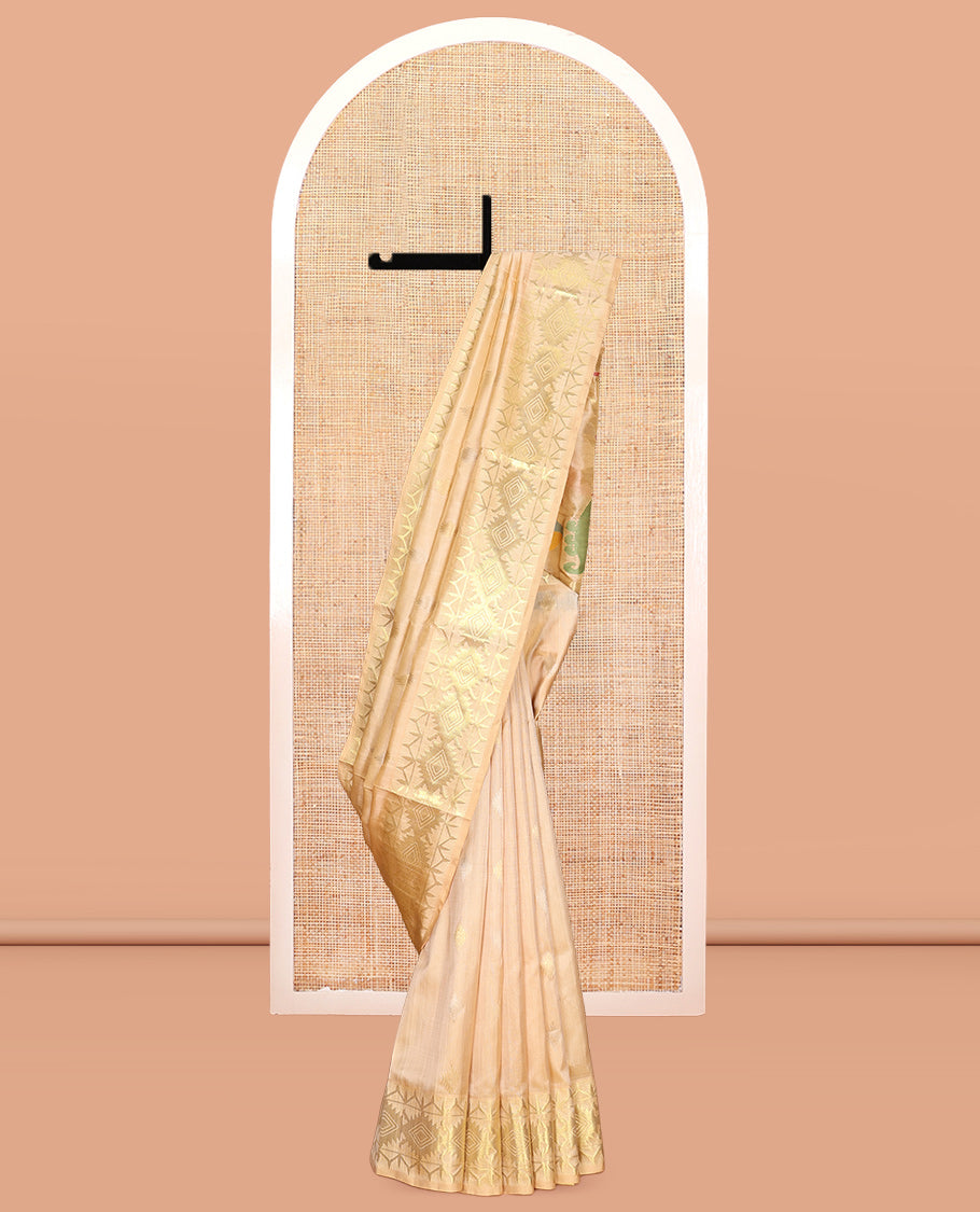 Sandal Venkatagiri Silk Saree
