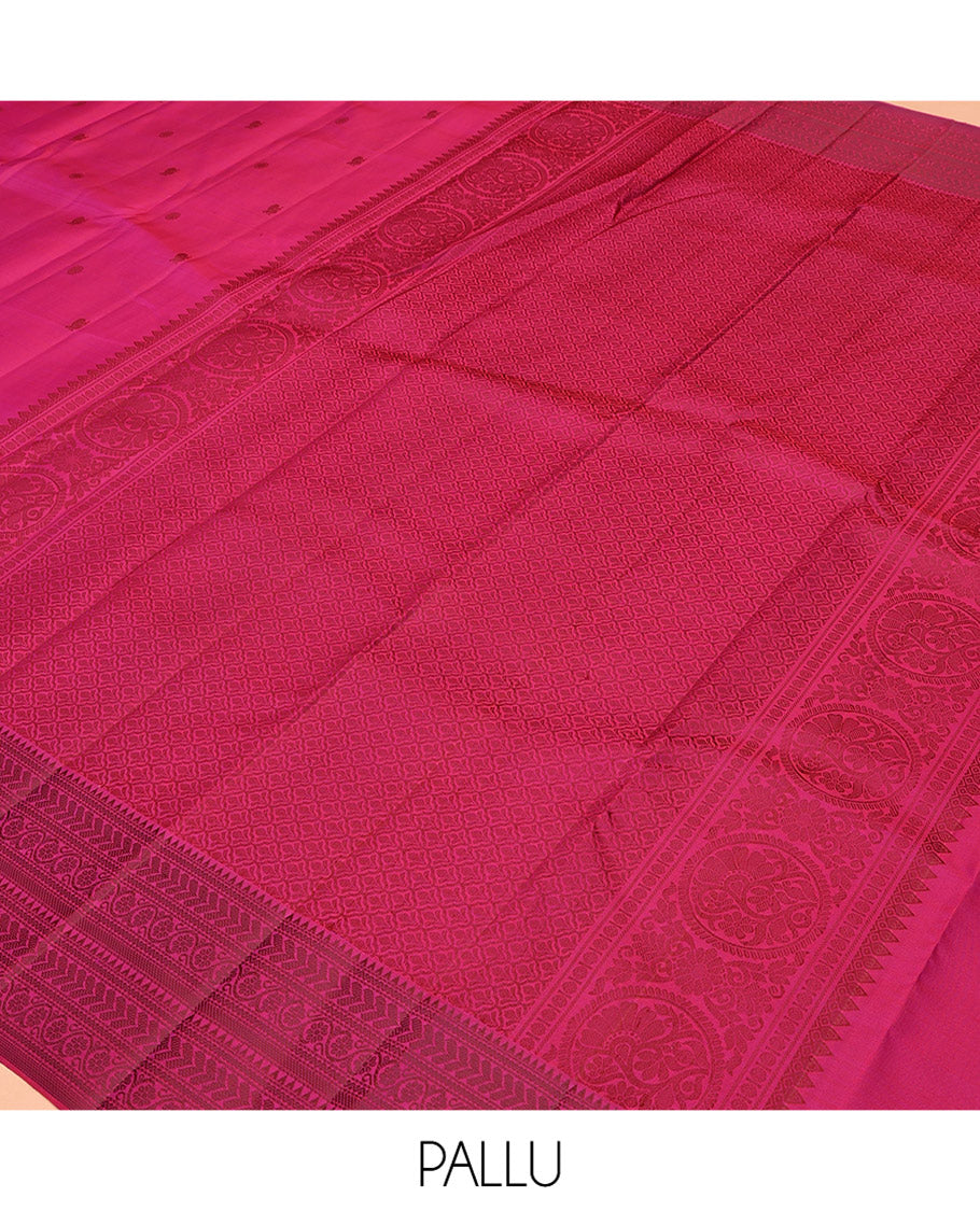 Pink Kanchipuram Silk Saree