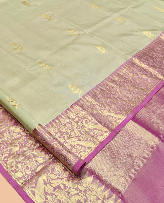 Green Venkatagiri Silk Saree
