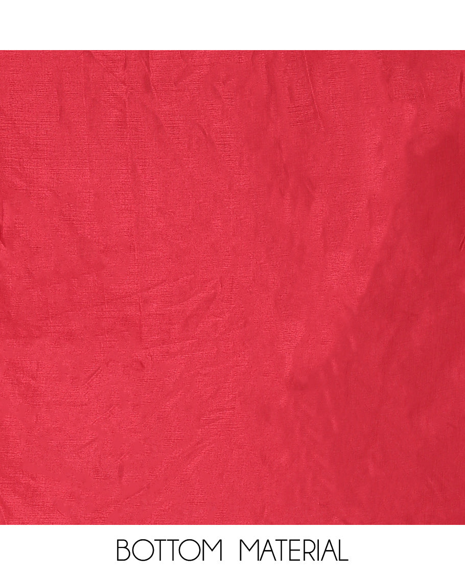 Multi-Color Shimmer Tissue Material Churidar, Graced with Madras Checked Neckwork Top, a Contrast Bottom, and a Sequins Striped Dupatta