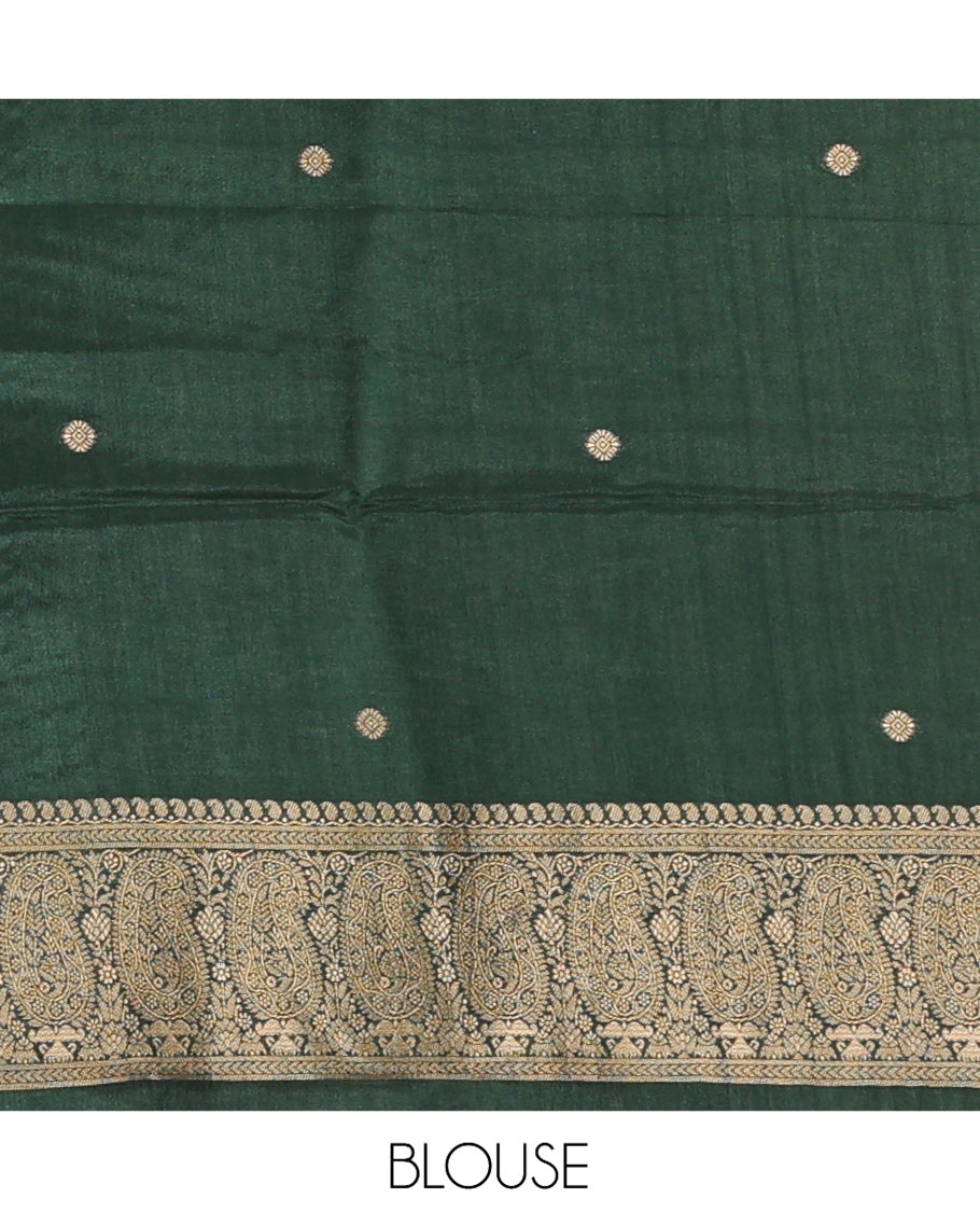 Pink Fancy Mysore Silk Saree