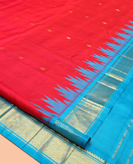 Red Kanchipuram Silk Saree