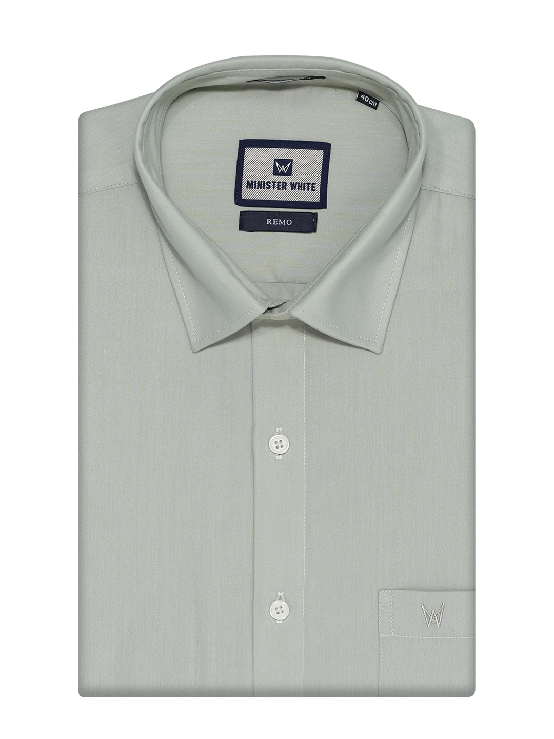 Mens Cotton Regular Fit Sap Colour Shirt Remo