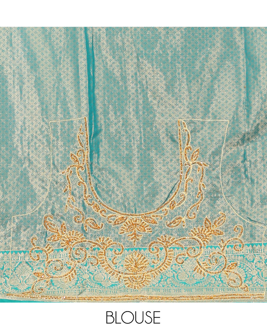 Pink Mysore Silk Saree