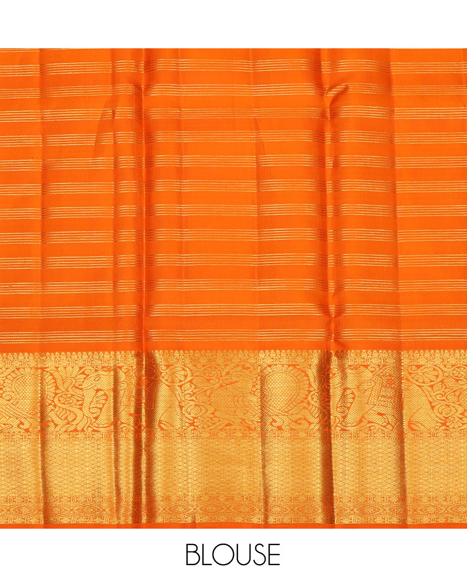 Multi-Color Pure Silk Pavadai Material Set