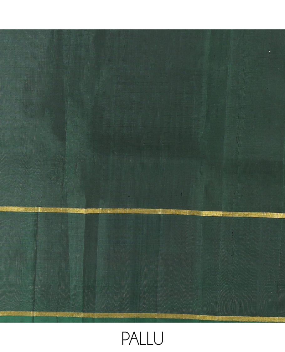Rust Kanchipuram Silk Saree