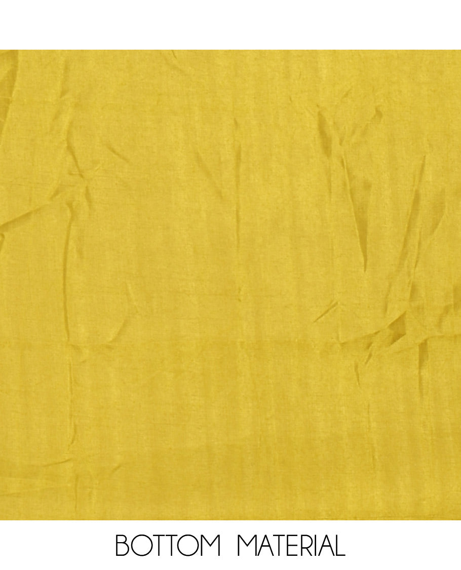 Green Material Chudidar Set Embellished with Thread and Sequins Embroidery Vichitra Silk Top, Subtly Made Plain Santoon Bottom, and a Vichitra Silk Dupatta of Thread and Sequins Embroidery