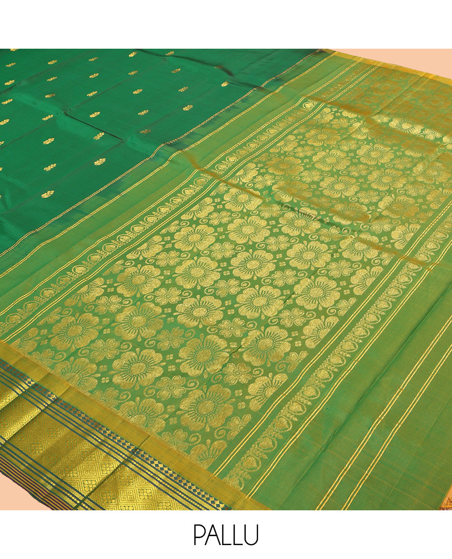 Green Kanchipuram Silk Saree