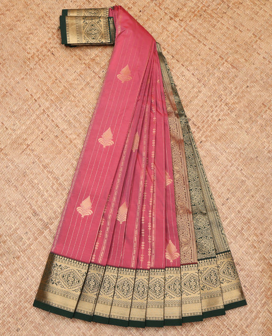 Pink Budget Silk Saree