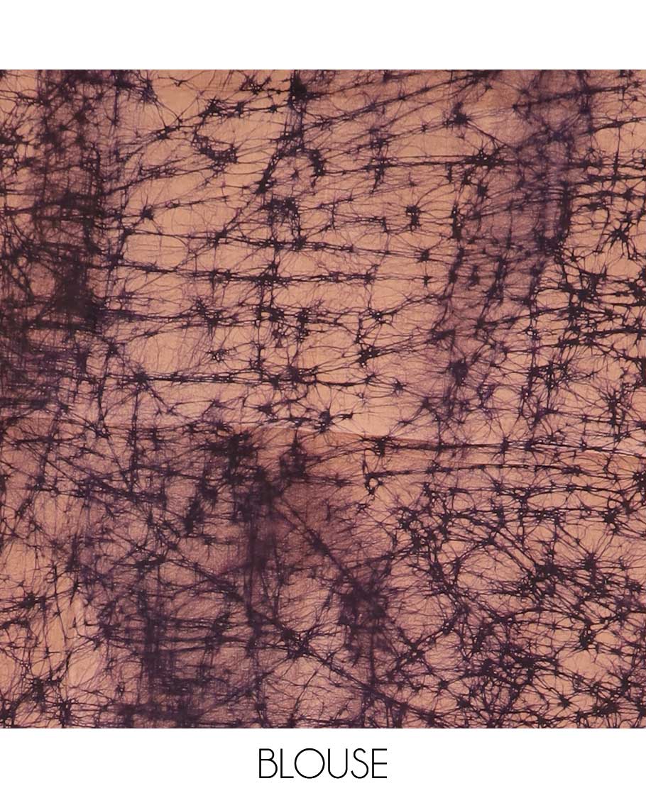 Brown floral batik printed sungudi cotton saree,  batik printed border, and pallu of paisleys and kolam motifs