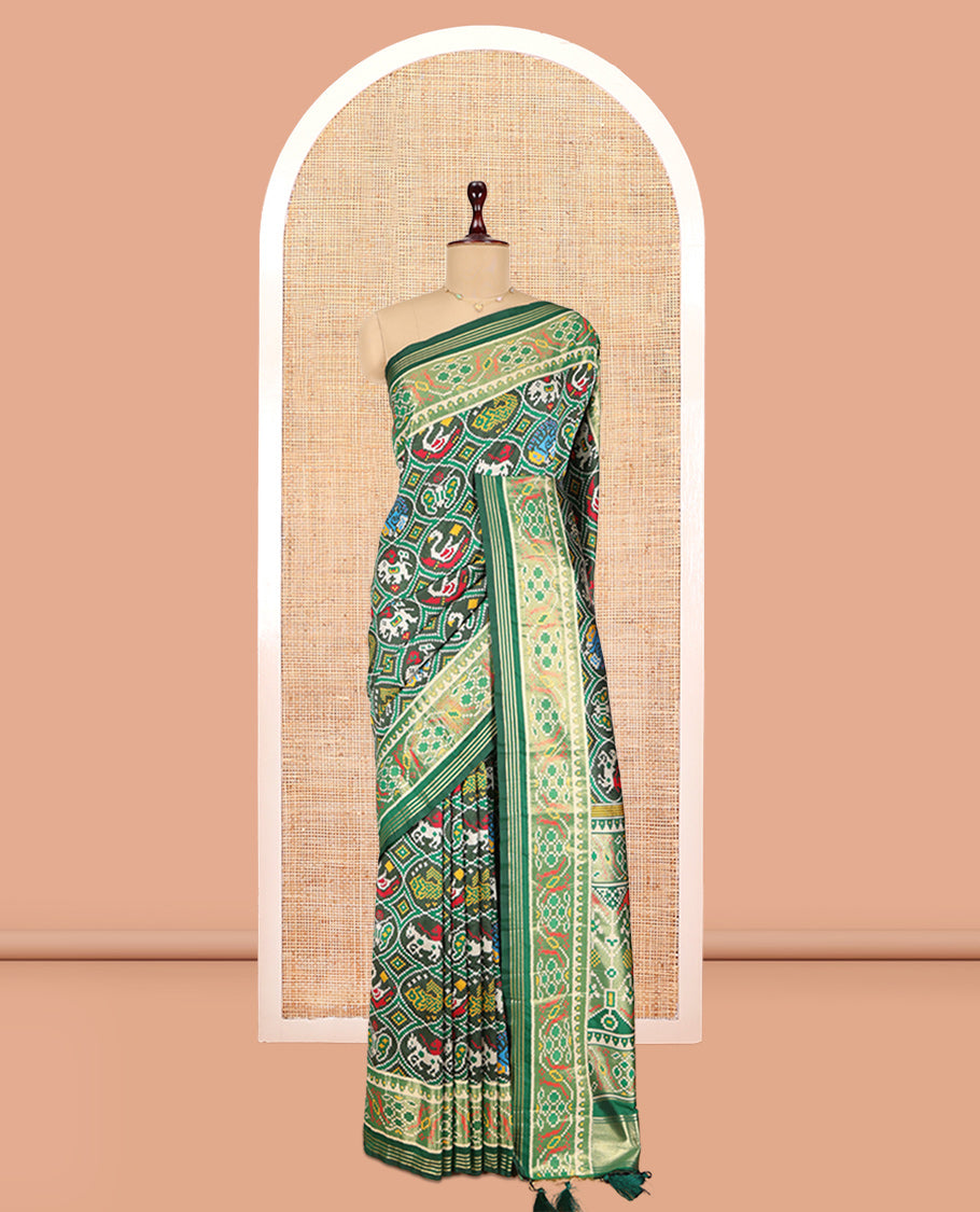 Green Fancy Patola Saree