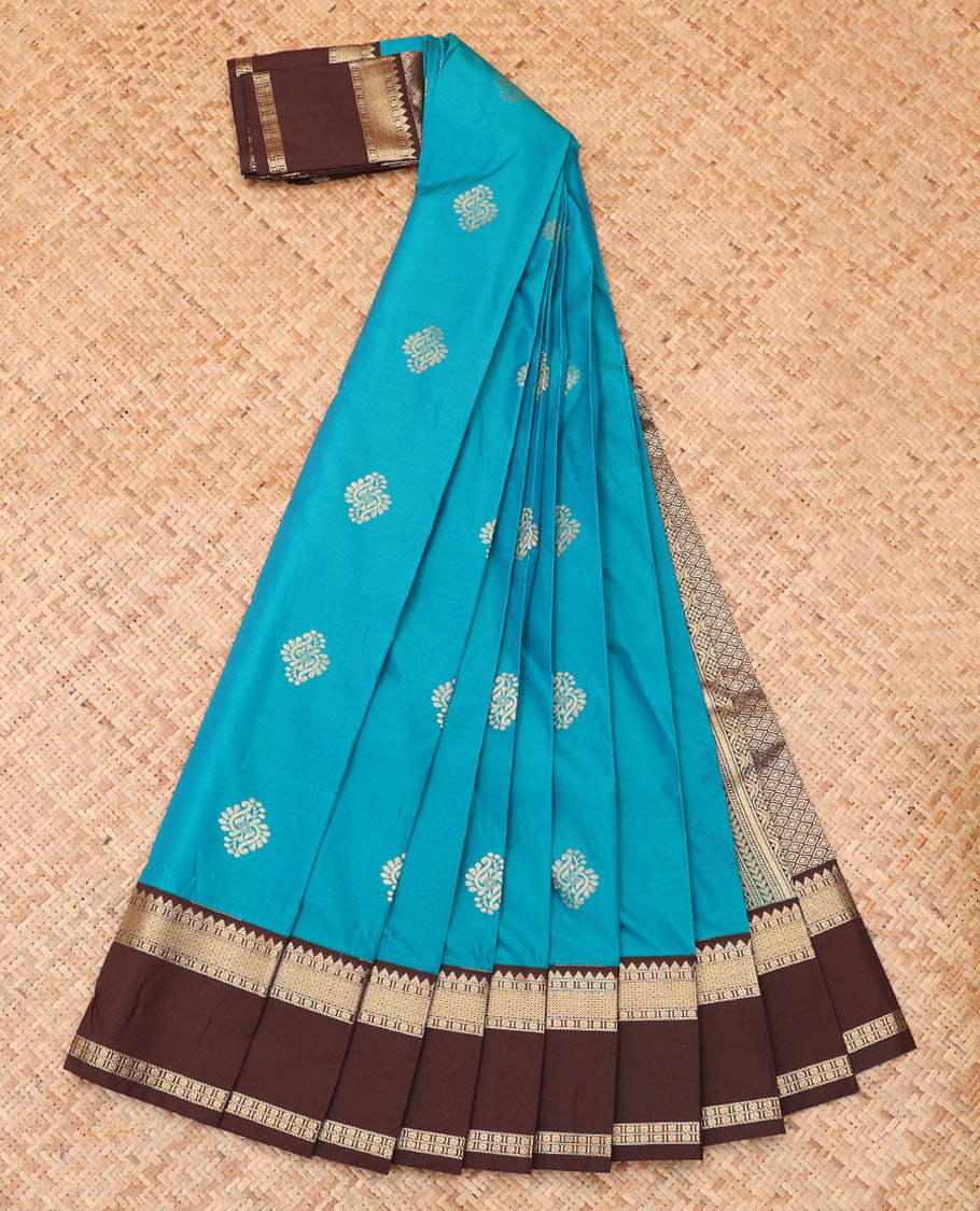 Blue Budget Silk Saree