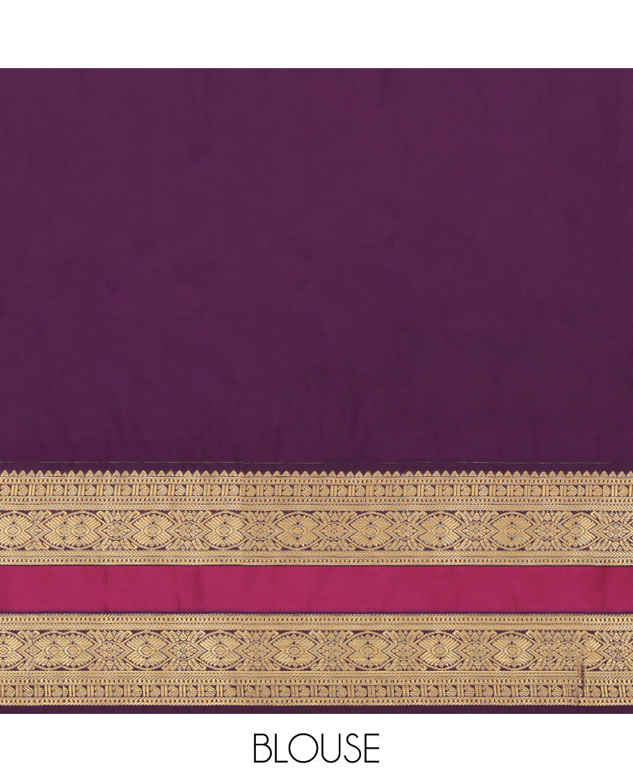 Orange Budget Silk Saree
