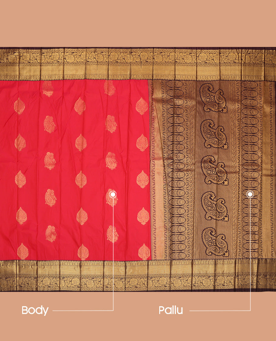 Red Budget Silk Saree