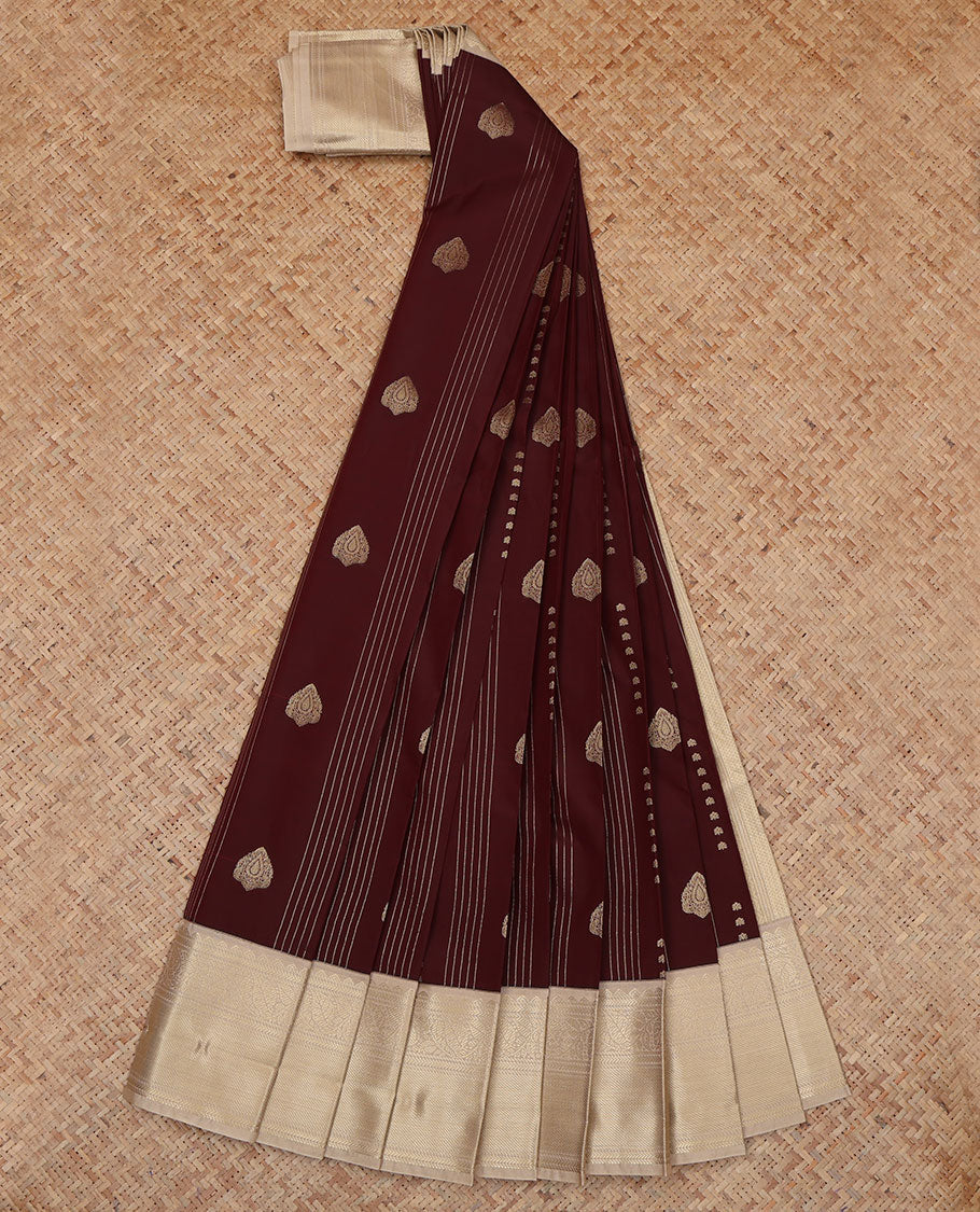 Brown Budget Silk Saree