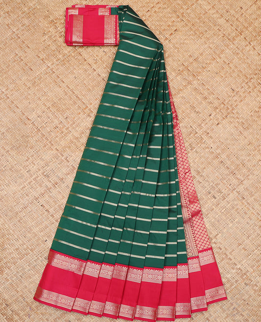 Green Budget Silk Saree