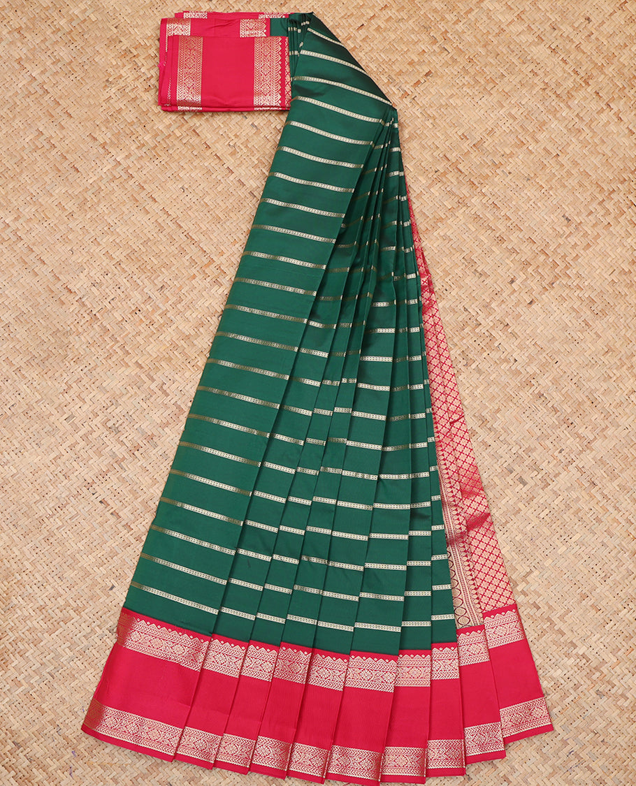 Green Budget Silk Saree