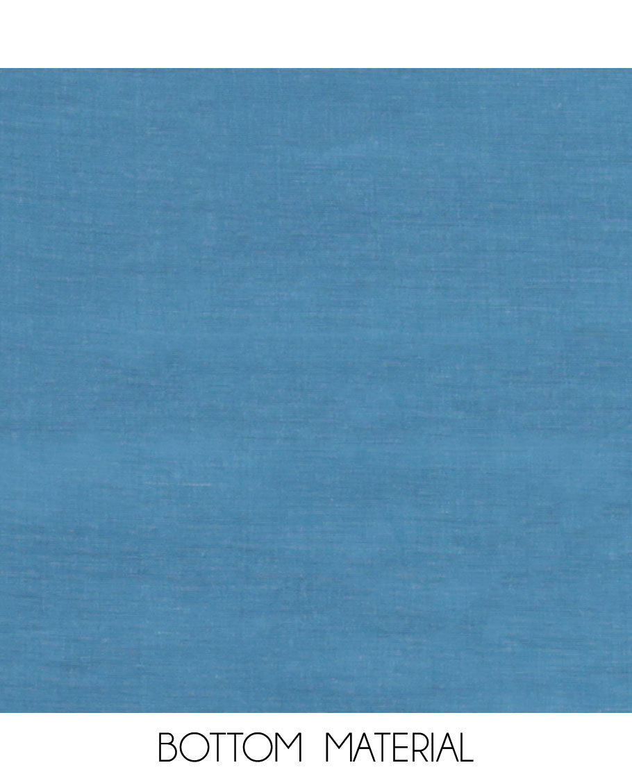 Blue-Grey Barbari Silk Material Chudidar Set