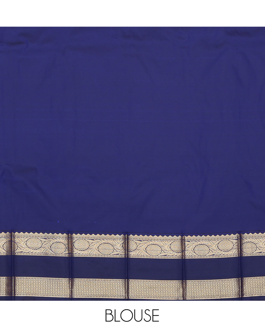 Maroon Zari Design Budget Silk Saree